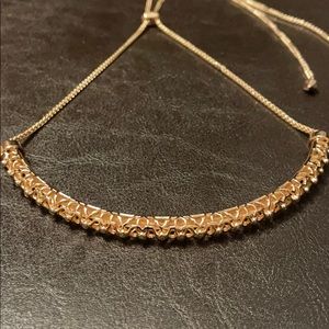 Kendra Scott rose gold Lucy bar necklace